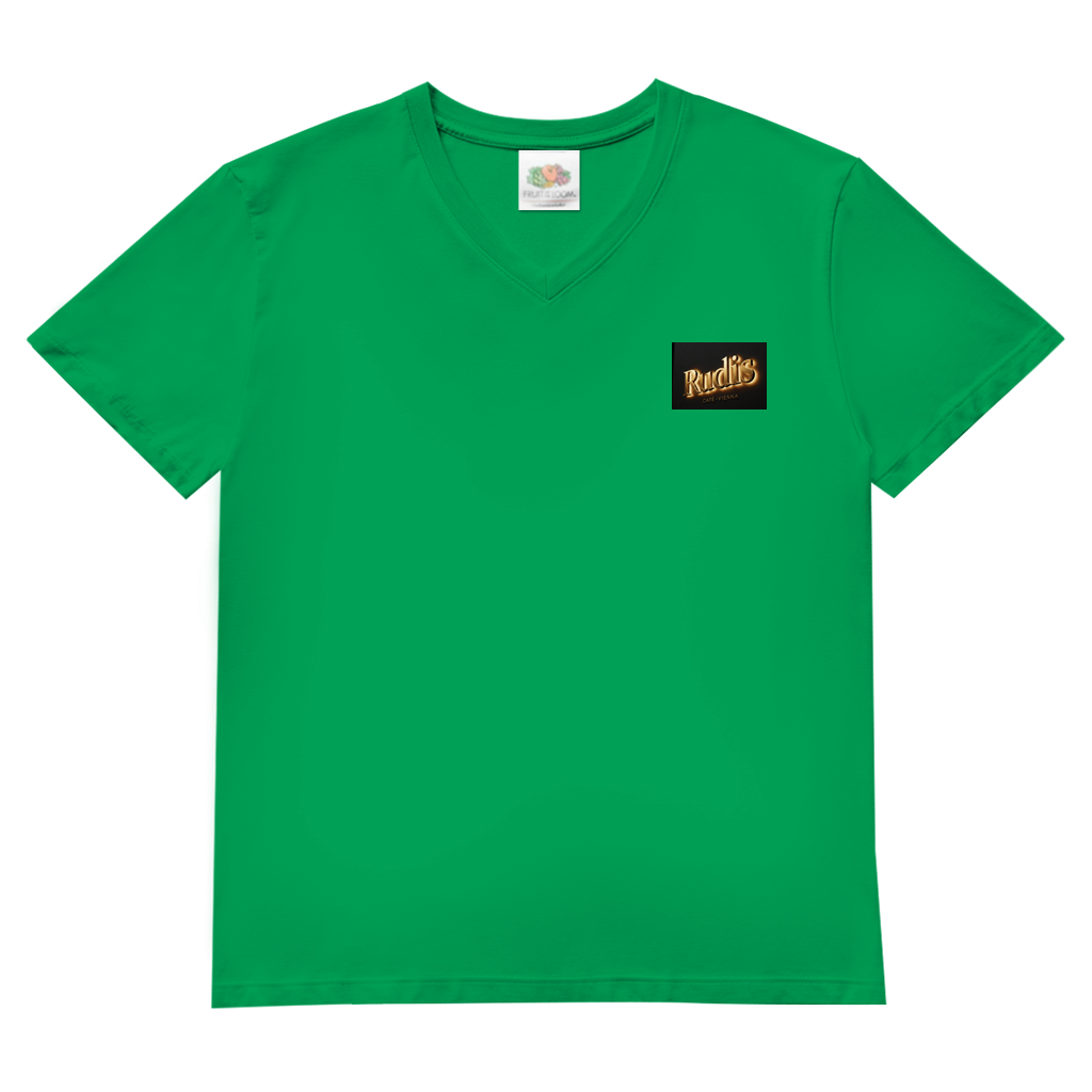 Men's V-Neck T-Shirt – Rudis Café Vienna