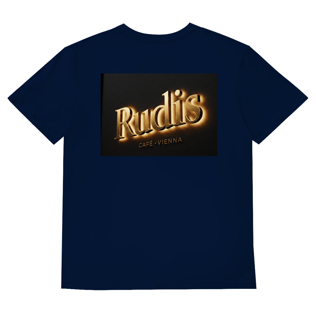 Men's V-Neck T-Shirt – Rudis Café Vienna