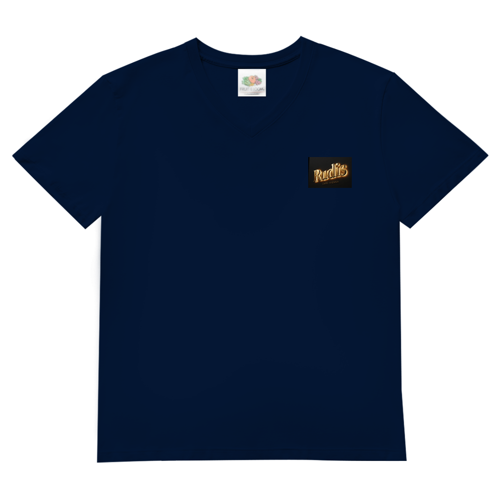 Men's V-Neck T-Shirt – Rudis Café Vienna
