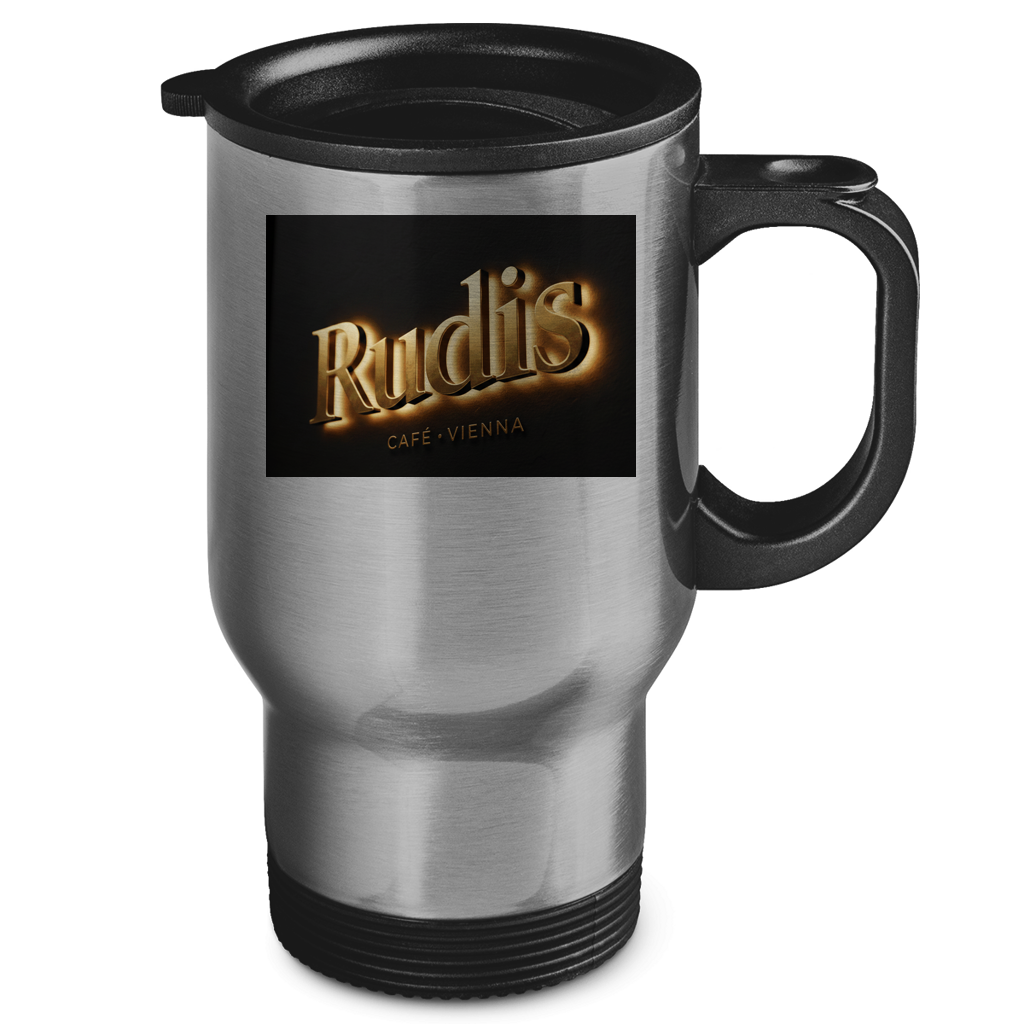 Stainless steel thermal mug – Rudi's Café Vienna
