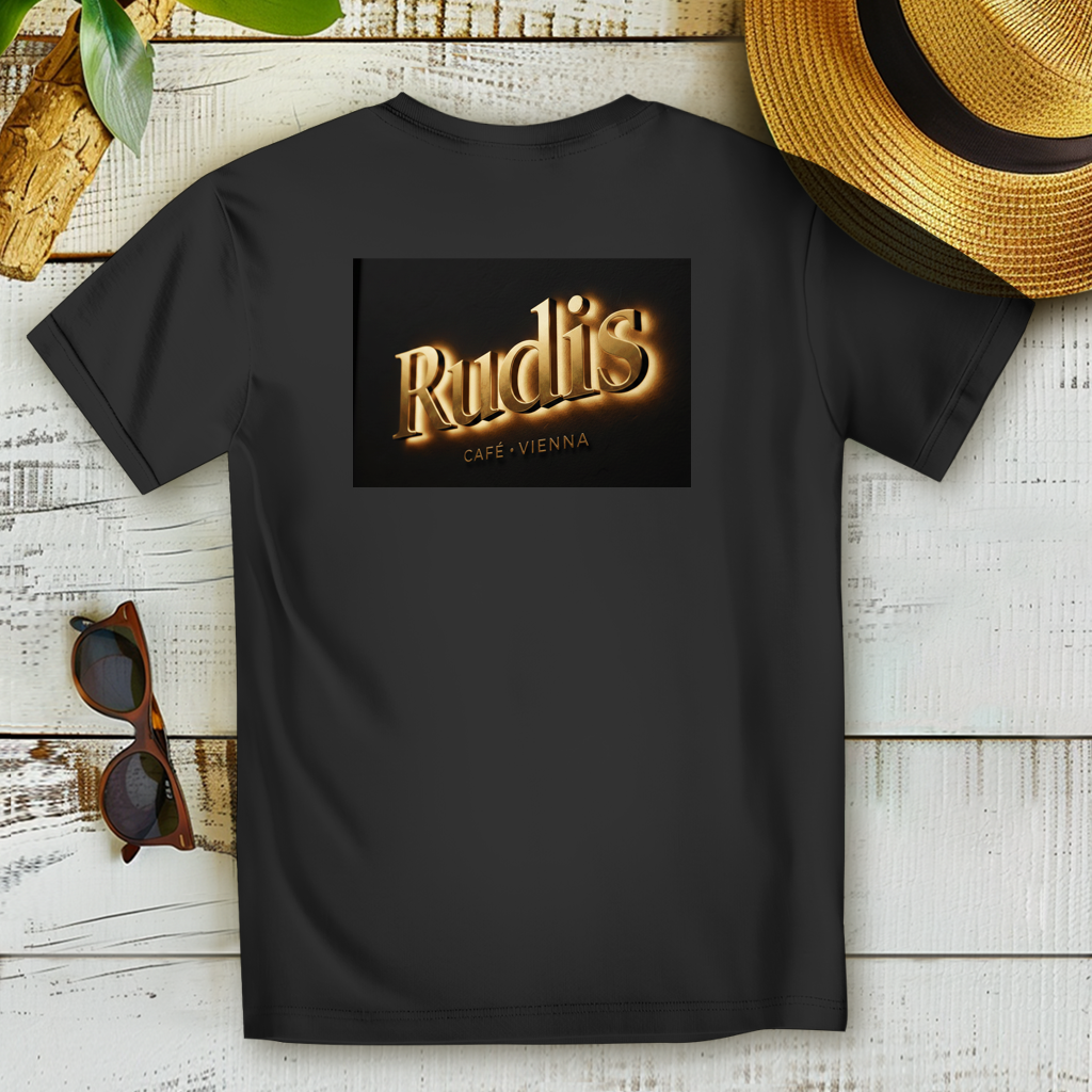 Damen Premium Bio-T-Shirt – Rudis Café Vienna