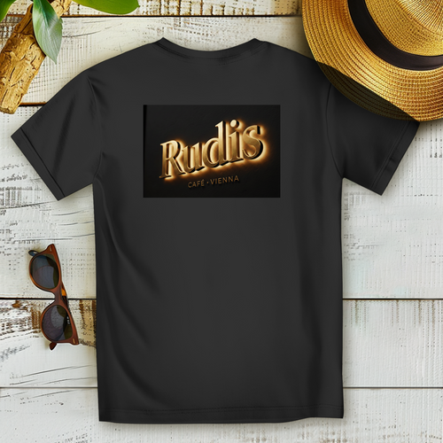 Damen Premium Bio-T-Shirt – Rudis Café Vienna