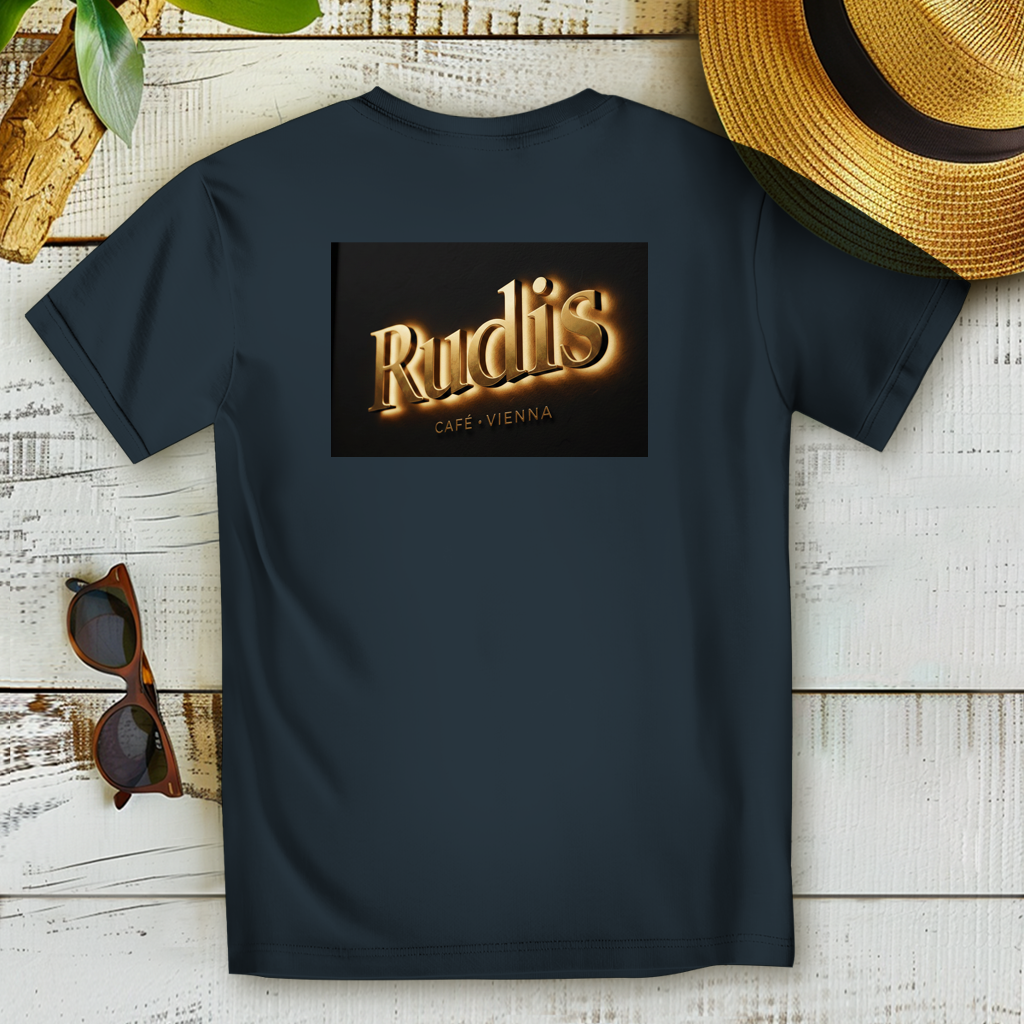 Damen Premium Bio-T-Shirt – Rudis Café Vienna