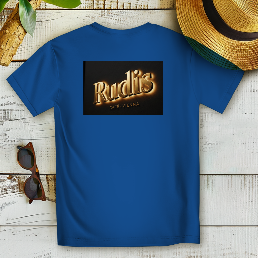 Damen Premium Bio T-Shirt – Rudis Café Vienna